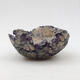 Ceramic shell 9 x 9 x 4.5 cm, color natural purple - 1/3