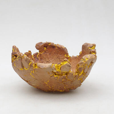 Ceramic Shell 9 x 7.5 x 5 cm, color natural yellow - 1