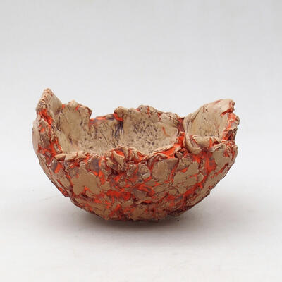 Ceramic Shell 9 x 8.5 x 6 cm, color natural orange - 1