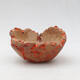 Ceramic Shell 9 x 8 x 5 cm, color natural orange - 1/3
