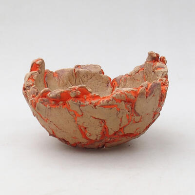 Ceramic Shell 9 x 8.5 x 6 cm, color natural orange - 1