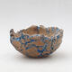 Ceramic shell 9.5 x 9 x 5 cm, color natural blue - 1/3