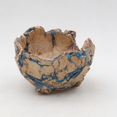 Ceramic Shell 9 x 8.5 x 7 cm, color natural blue - 1