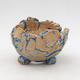 Ceramic Shell 9.5 x 8 x 6 cm, color natural blue - 1/3
