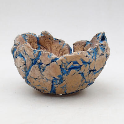 Ceramic Shell 9 x 9 x 5.5 cm, color natural blue - 1
