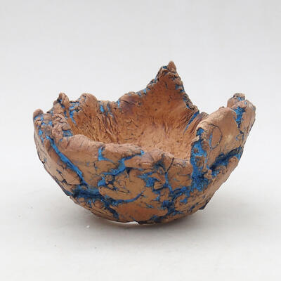 Ceramic Shell 9 x 8.5 x 7 cm, color natural blue - 1