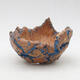 Ceramic Shell 9 x 8.5 x 7 cm, color natural blue - 1/3