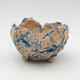Ceramic shell 9.5 x 9.5 x 6.5 cm, color natural blue - 1/3