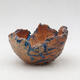 Ceramic shell 9.5 x 8.5 x 5.5 cm, color natural blue - 1/3