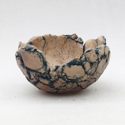 Ceramic Shell 9 x 9 x 5.5 cm, color natural green - 1