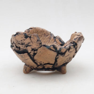 Ceramic Shell 10 x 8 x 6 cm, color natural green - 1