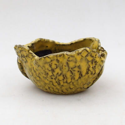 Ceramic shell 9 x 7 x 5 cm, color yellow - 1