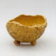 Ceramic shell 8.5 x 8 x 7 cm, color yellow - 1/3