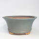 Ceramic bonsai bowl 24 x 24 x 11 cm, color blue - 1/3