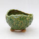 Ceramic Shell 8.5 x 8 x 7 cm, color green - 1/3