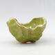 Ceramic shell 8.5 x 8.5 x 6 cm, color green - 1/3