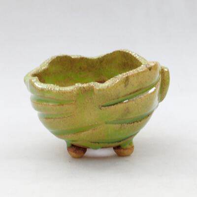 Ceramic Shell 9 x 9 x 6.5 cm, color green - 1