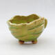 Ceramic Shell 9 x 9 x 6.5 cm, color green - 1/3
