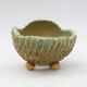 Ceramic Shell 9 x 8 x 7 cm, color green - 1/3
