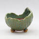Ceramic shell 8.5 x 8 x 8 cm, color blue-green - 1/3