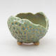 Ceramic Shell 9 x 9 x 7 cm, color blue-green - 1/3
