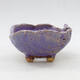 Ceramic shell 9.5 x 8.5 x 6 cm, color purple - 1/3