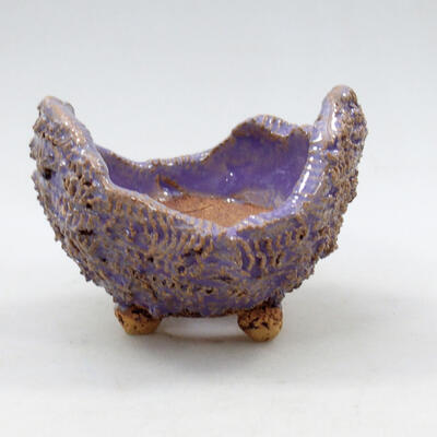 Ceramic Shell 9 x 8.5 x 7 cm, color purple - 1