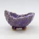 Ceramic Shell 9 x 9 x 6.5 cm, color purple - 1/3