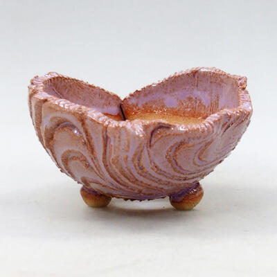 Ceramic Shell 9 x 9 x 5.5 cm, color purple - 1