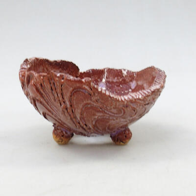 Ceramic shell 9 x 9 x 5 cm, color purple - 1