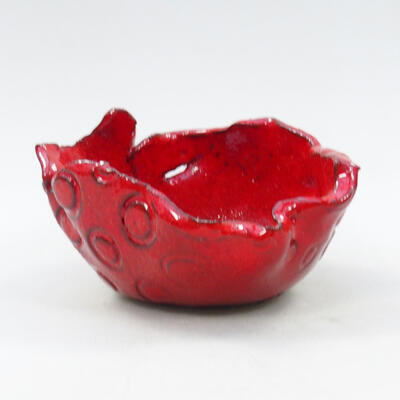 Ceramic shell 8.5 x 8 x 4.5 cm, color red - 1