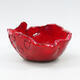Ceramic shell 8.5 x 8 x 4.5 cm, color red - 1/3