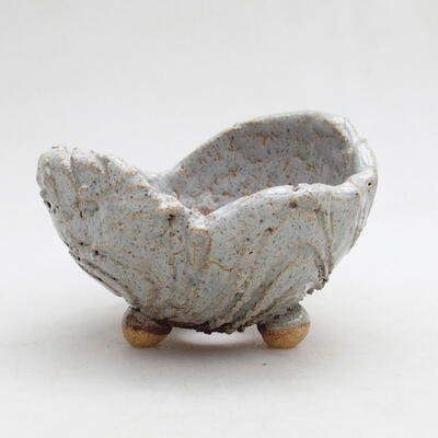Ceramic Shell 9 x 9 x 6.5 cm, gray color - 1
