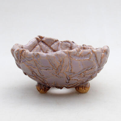 Ceramic shell 9 x 9 x 5 cm, color pink - 1