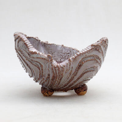 Ceramic shell 9 x 9 x 6 cm, color pink - 1