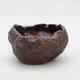 Ceramic shell 8 x 7.5 x 5.5 cm, color brown - 1/3