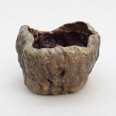 Ceramic shell 8.5 x 8 x 6.5 cm, color brown - 1