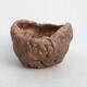 Ceramic shell 8 x 7.5 x 6 cm, color brown - 1/3