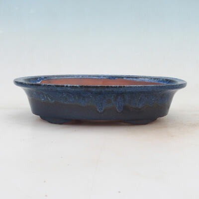 Bonsai bowl 21 x 14 x 5 cm, color blue - 1