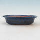 Bonsai bowl 21 x 14 x 5 cm, color blue - 1/7