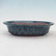 Bonsai bowl 21 x 14 x 5 cm, color blue-green - 1/7