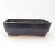 Ceramic bonsai bowl 22 x 17 x 7 cm, gray color - 1/3