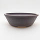 Ceramic bonsai bowl 15 x 15 x 5 cm, gray color - 1/4