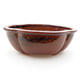 Ceramic bonsai bowl 12 x 10 x 4.5 cm, color brown - 1/3