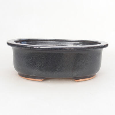 Ceramic bonsai bowl 22 x 18 x 7.5 cm, gray color - 1