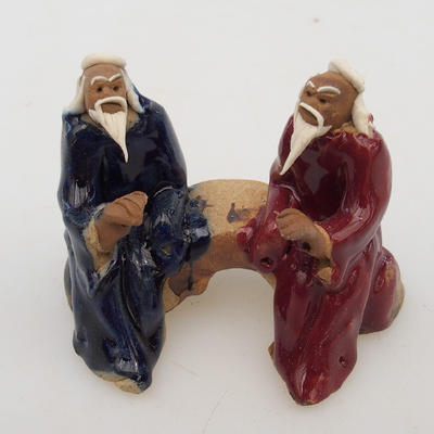 Ceramic figurine - two wise men - 1