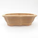 Ceramic bonsai bowl 14 x 10 x 4 cm, color beige - 1/3