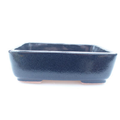 Ceramic bonsai bowl 15 x 12 x 4.5 cm, color gray - 1