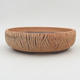 Ceramic bonsai bowl 26.5 x 26.5 x 7 cm, cracked color - 1/4