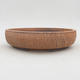 Ceramic bonsai bowl 25 x 25 x 6 cm, cracked color - 1/4